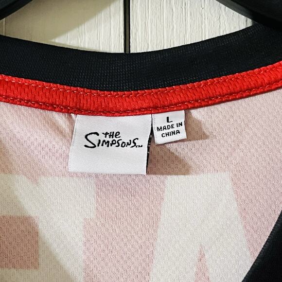 Bart Simpson Men’s Large Graphic Soccer Jersey - Picture 4 of 9